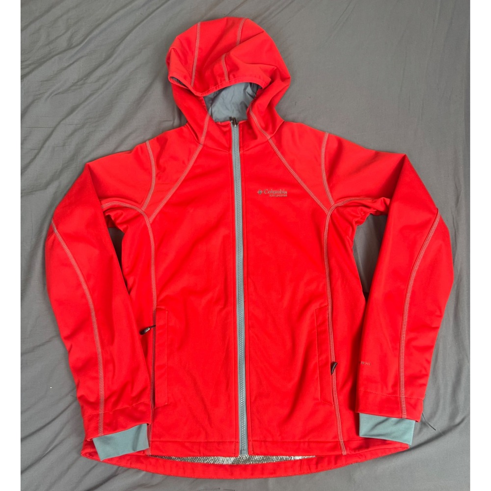 Columbia Womens Interchange Waterproof Omni-Heat Shell Jacket Red Medium SL7842